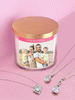 Personalized Necklace Candle