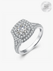 Double Halo Cushion Ring