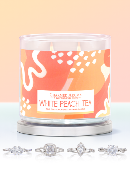 White Peach Tea Candle - Ring Collection