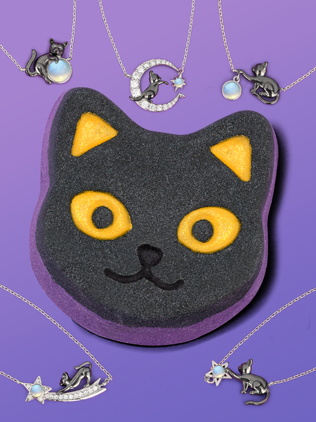 Black Cat Bath Bomb - Limited Bracelet Collection