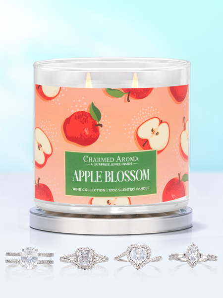 Apple Blossom Candle - Adjustable Ring Collection