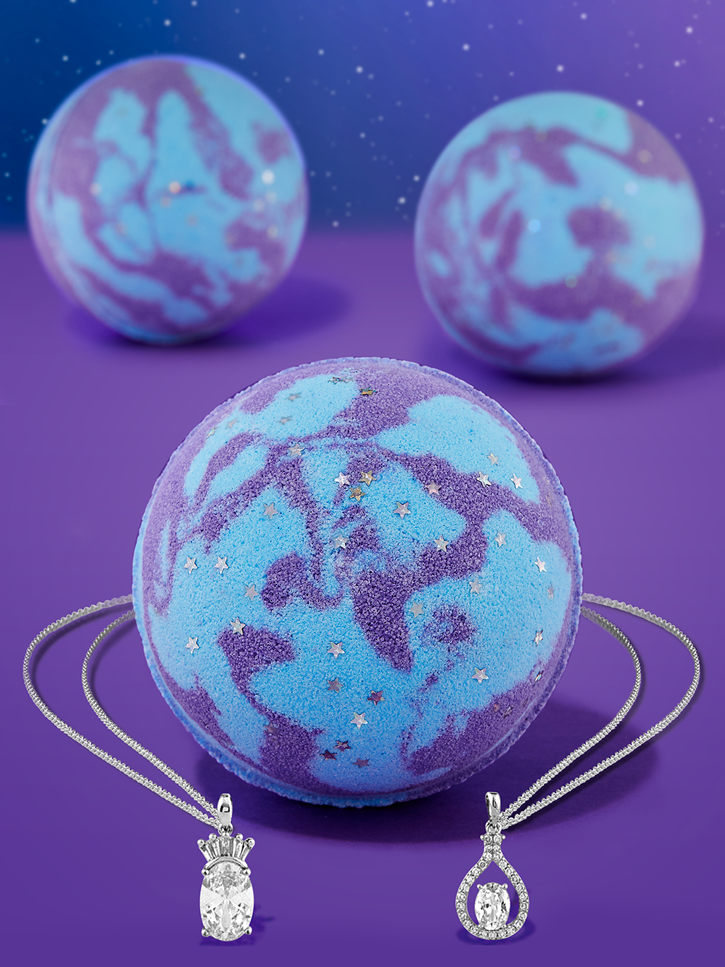 Starry Night Bath Bomb - Necklace Collection – Charmed Aroma