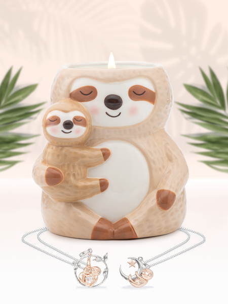 Sloth Jar Candle - Sloth Necklace Collection