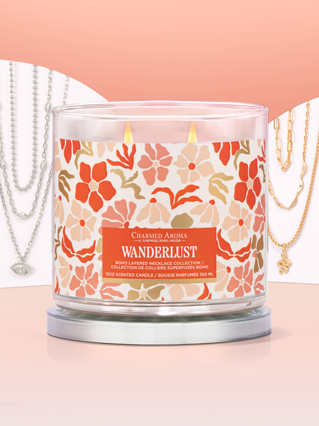 Wanderlust Candle - Boho Layered Necklace Collection
